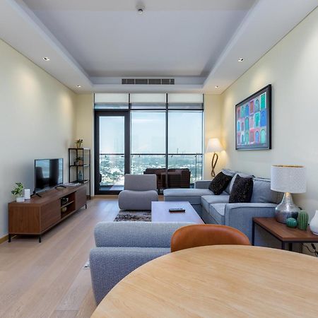Modern 1Br Apartment, High Floor, Near Dubai Mall Kültér fotó