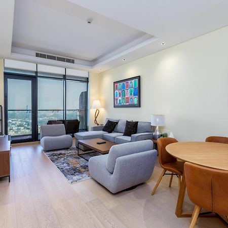Modern 1Br Apartment, High Floor, Near Dubai Mall Kültér fotó