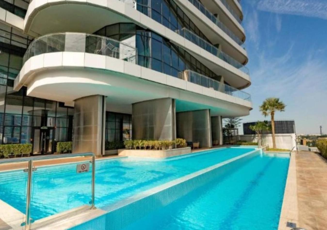 Modern 1Br Apartment, High Floor, Near Dubai Mall Kültér fotó