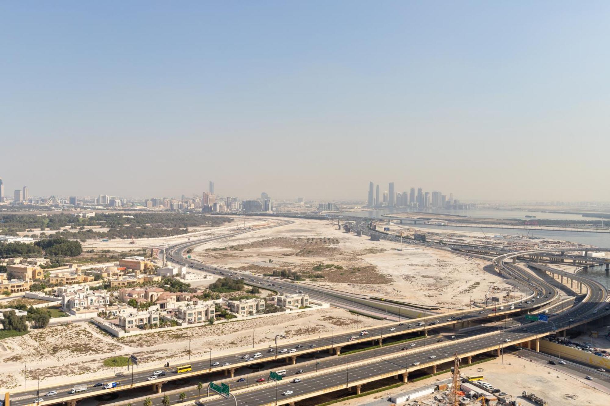 Modern 1Br Apartment, High Floor, Near Dubai Mall Kültér fotó